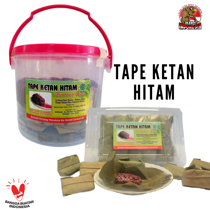 Tape Ketan Hitam Hijau Putih Ember Oleh Oleh Khas Kuningan Daun Jambu