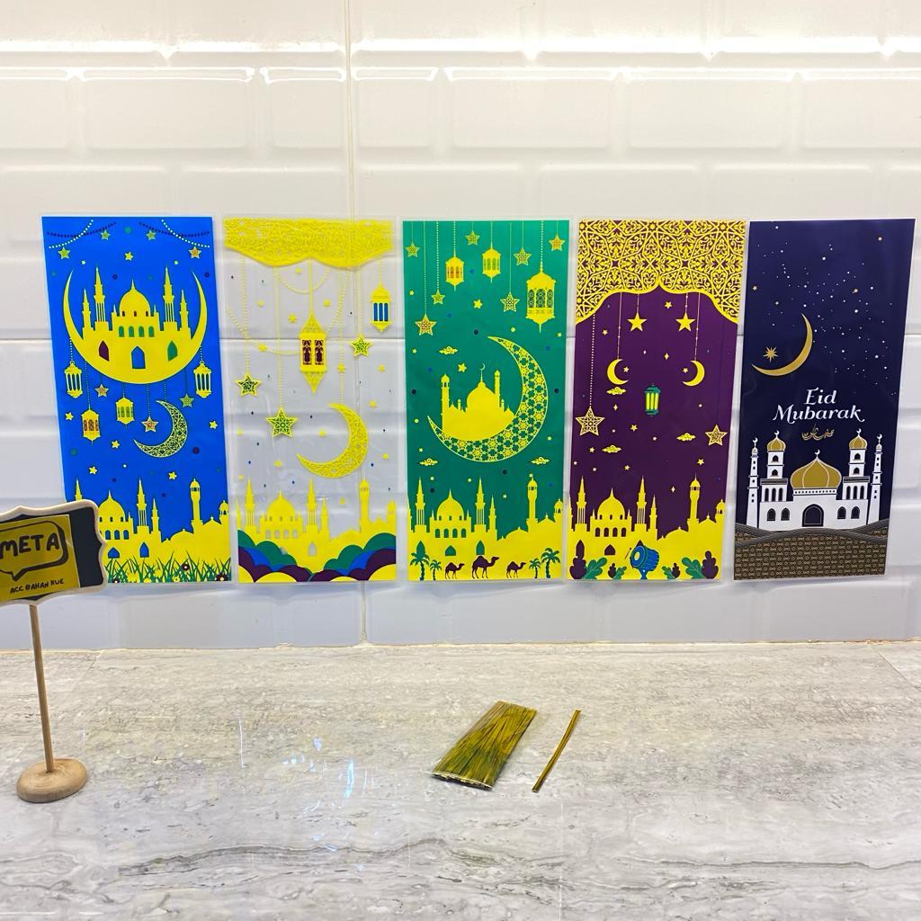 

PL1-(10PCS) PLASTIK SNACK LEBARAN / EID MUBARAK / PLASTIK KUE KERING LEBARAN / BINGKISAN LEBARAN / HAMPER LEBARAN / PARCEL LEBARAN / GOODIE BAG / KANTONG PERMEN LEBARAN