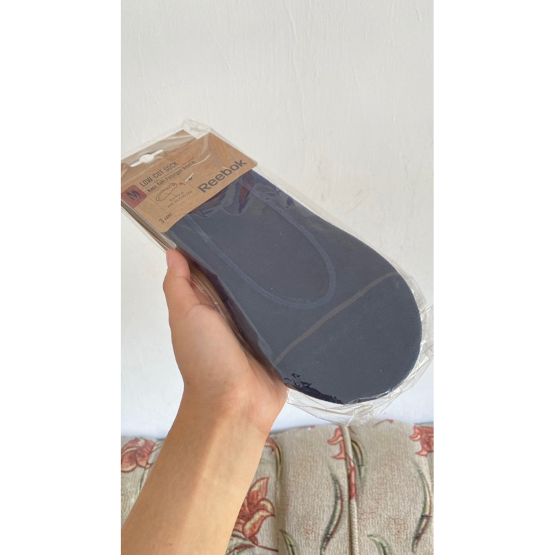 kaos kaki reebok MEN , low cut 3 pcs