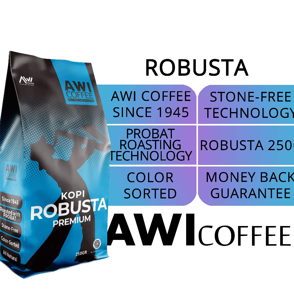 

[♤F14>] KOPI SIDIKALANG | Robusta Premium 250gr Biji / Beans | AWI COFFEE Promo Semangat