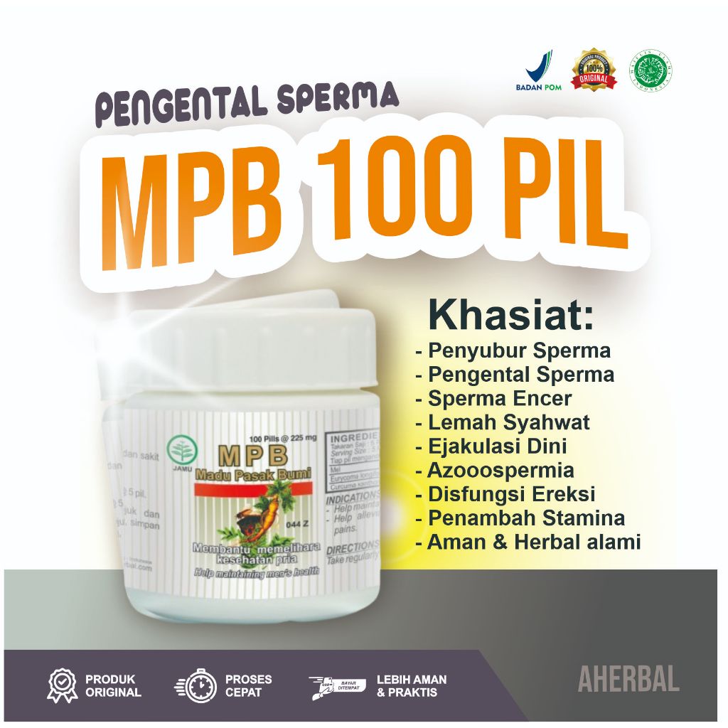 MPB 100 pil Madu Pasak Bumi Borobudur Herbal