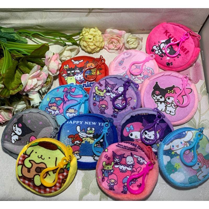 Dompet koin dompet gantungan dompet bulat dompet kecil dompet lucu aksesoris wanita dan anak