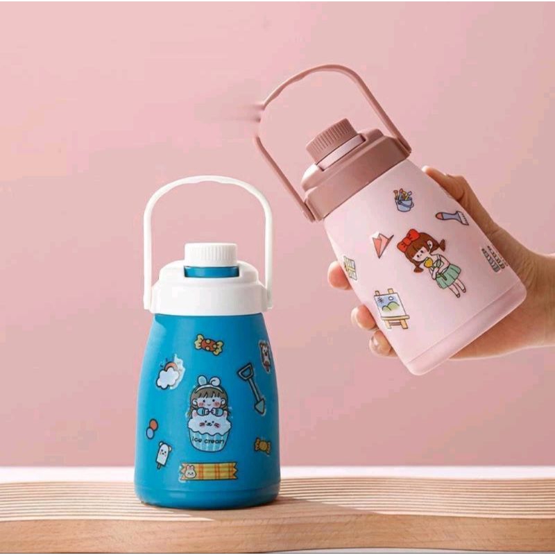 Botol kaca aestetich korea