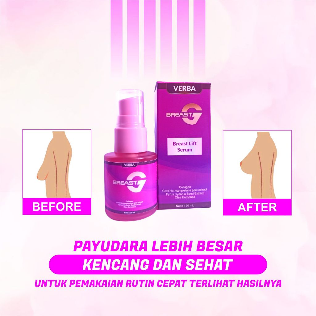 Verba Breast G breast lift serum - Serum Perawatan Payudara 20 ml BPOM dan Halal