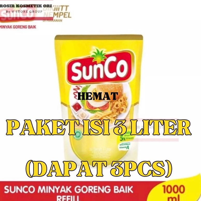 

[✭V79<] MINYAK GORENG SUNCO 1LITER KEMASAN POUCH 1000ML Keluaran Terbaru