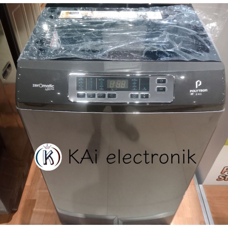 mesin cuci polytron 8kg zeromatic laguna PAW8028/29Y