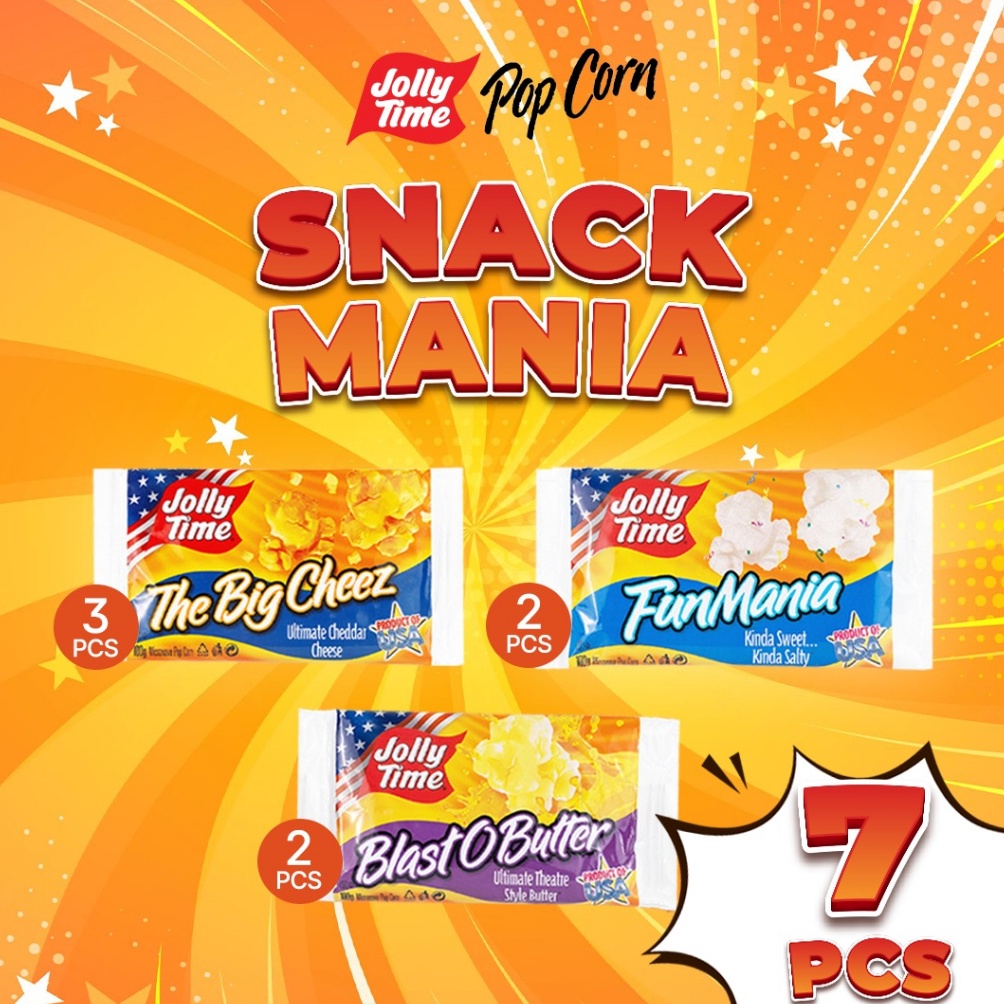 

Sup3r Pr0m0 10.10 Paket Snack Mania (3TBC, 2BOB, 2 FM) - Jolly Time Mircowave Popcorn -Live Special Promo