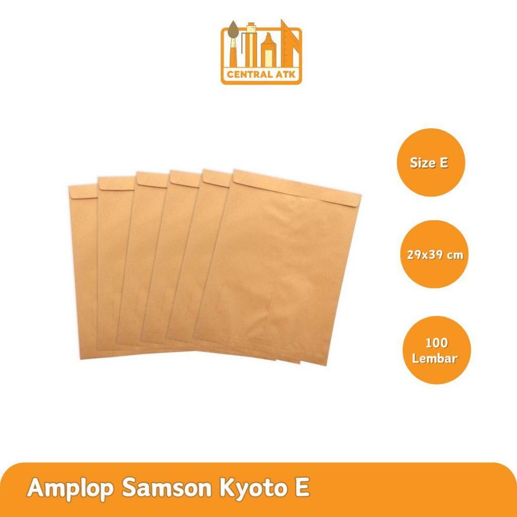 

AMPLOP COKLAT SAMSON E (EXTRA FOLIO) 1 PAK