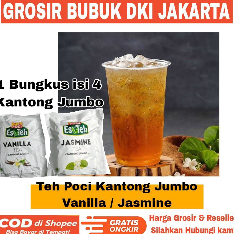 

[KODE RWMNG] Es Teh P0Cl Jasmine Vanilla 4 Kantong Usaha Es Pinggir Jalan