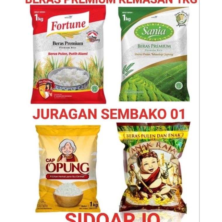 

S@l33 BERAS PREMIUM KEMASAN 1KG PUNEL PULEN PUTIH ALAMI MURAH RICE 1KG [40]