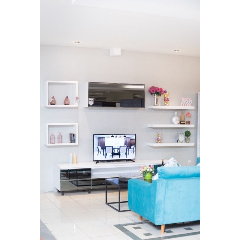𝘼𝙉𝙀𝙆𝘼 Britania Backdrop TV//Kabinet TV Minimalis/Rak Dinding Kabinet TV/Lemari TV/Storage Cabinet/Am