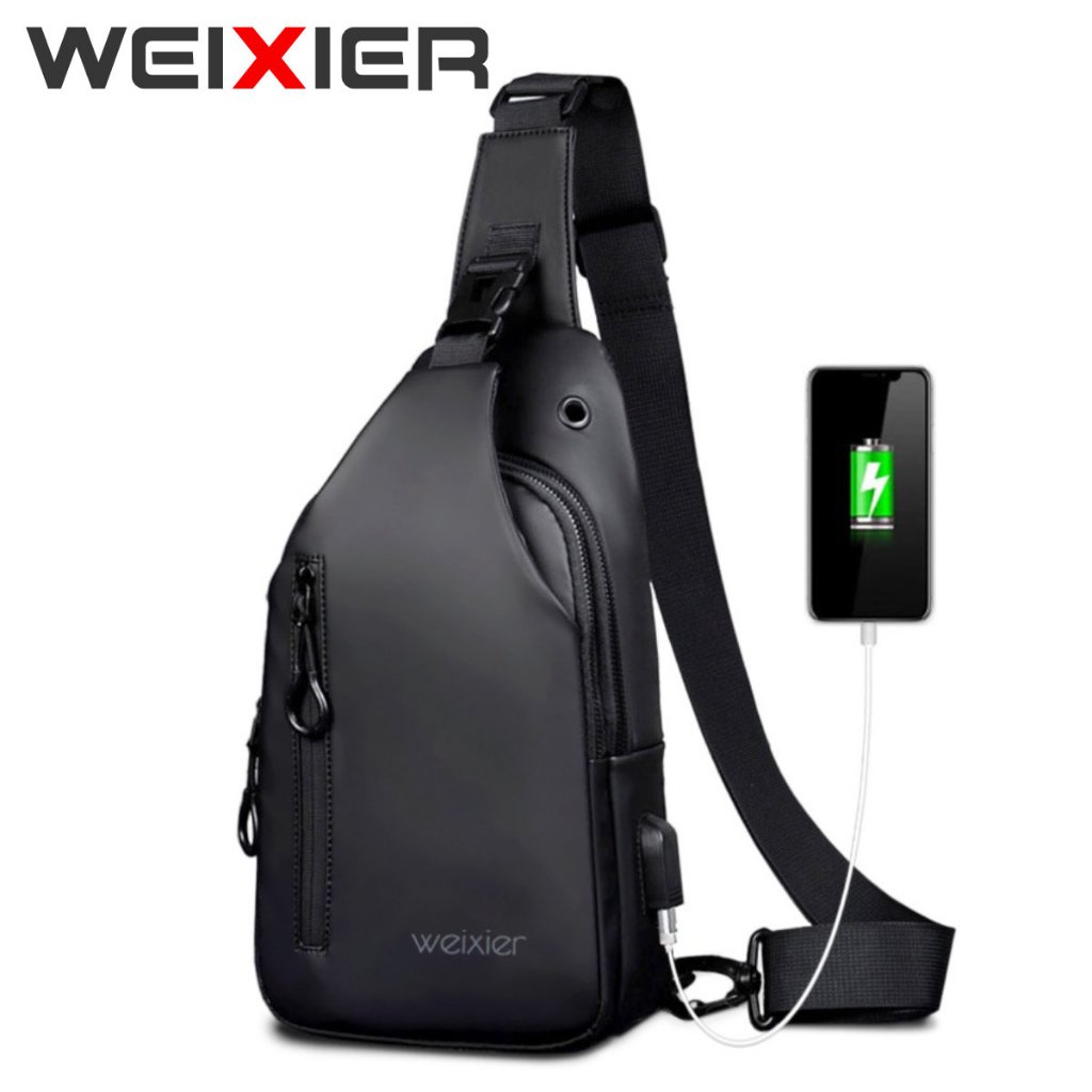 WEIXIER XB301 Tas Selempang Bahu Pria Shoulder Bag Anti Air WX-OS
