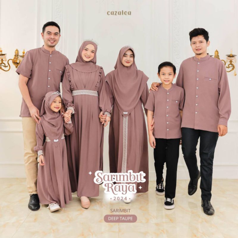 SARIMBIT RAYA 2024 CAZALEA DEEP TAUPE KHUSUS GAMIS