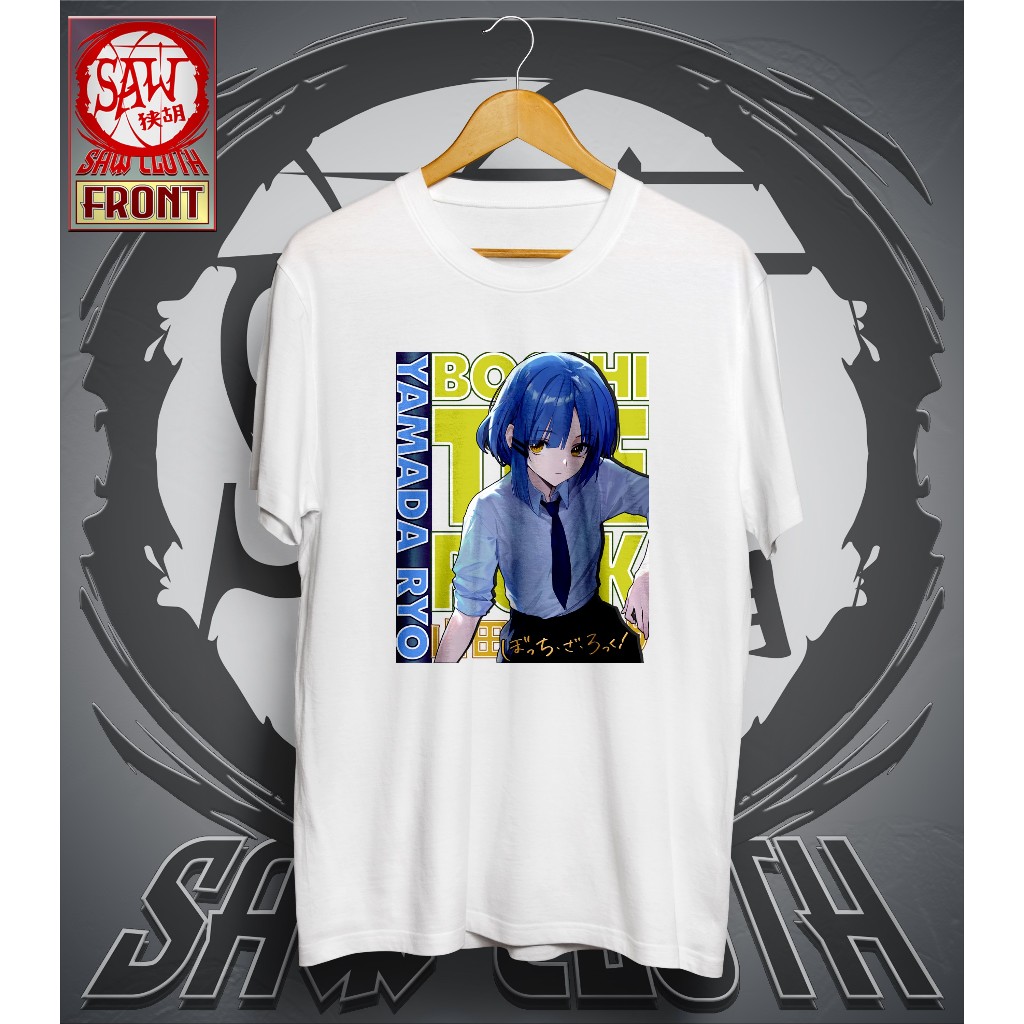 T-SHIRT RYO YAMADA Kaos Anime/Manga Bocchi The Rock Yamada Ryo Bocchi The Rock ! Kessoku Band Bassis