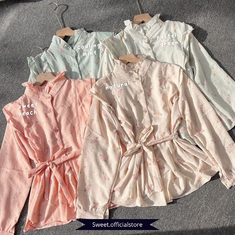 [PREMIUM] Shabby Chic Blouse // Blouse Korea / Blouse Ruflle