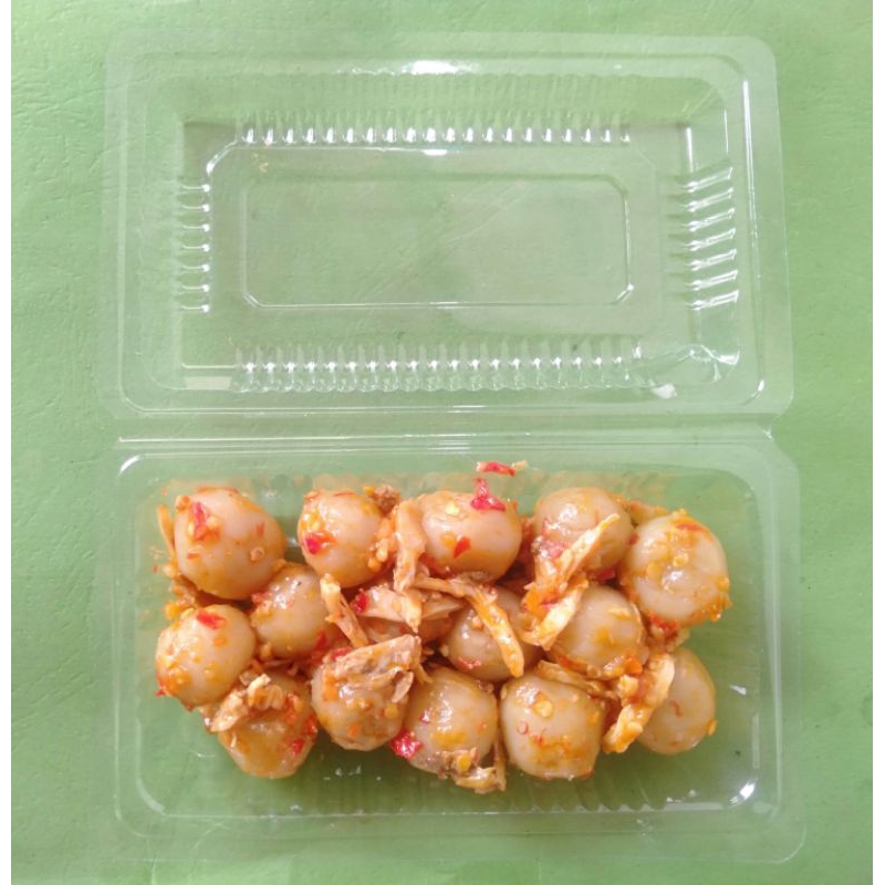 

Cilok Maknyos varian rasa seuhah ayam suwir