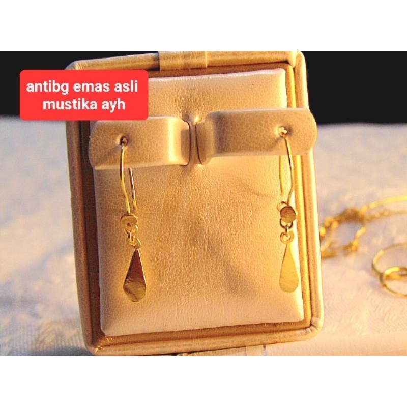 Anting mas muda/anting desi/ anting emas asli anak/dewasa