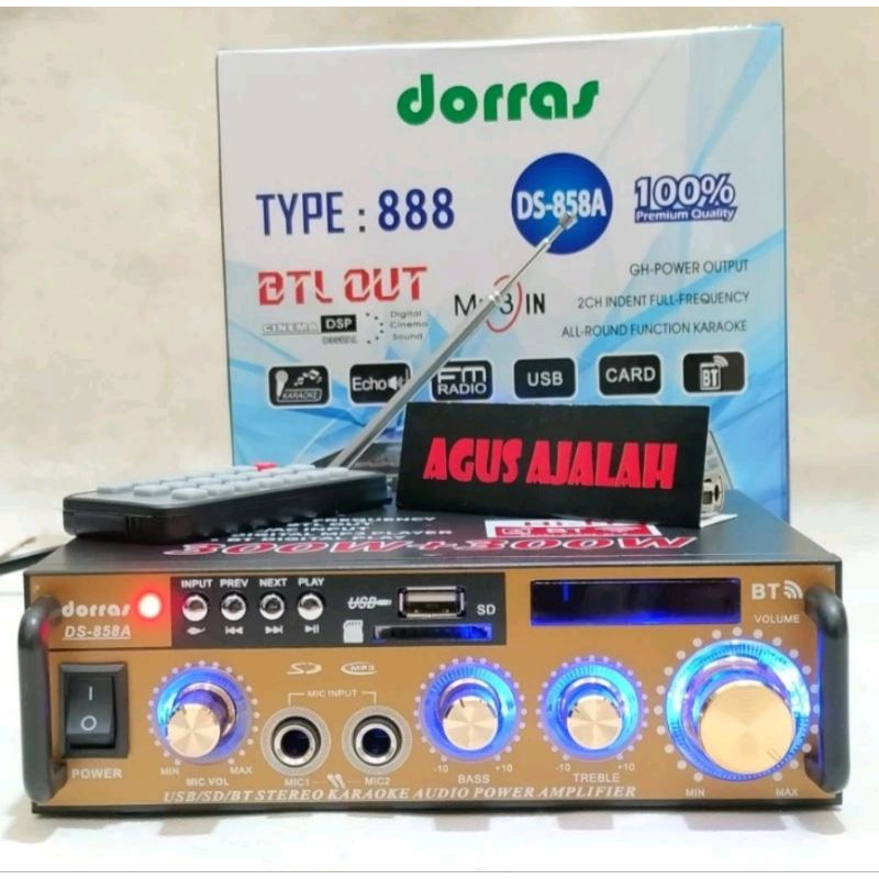 ✅Turun HARGA AMPLIFIER WIRELESS KARAOKE FLECO BT-858A / AMPLIFIER BLUETOOTH / AMPLIFIER KARAOKE WIRE