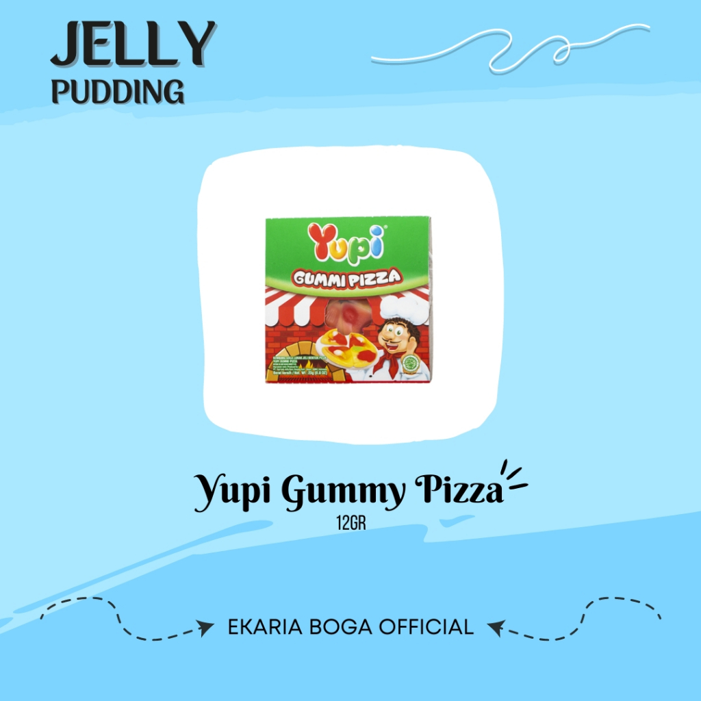 

JELLY | AGAR | PERMEN JELLY | YUPI CANDY GUMMI PIZZA | YUPI JELLY | YUPI GUMMI PIZZA 12GR