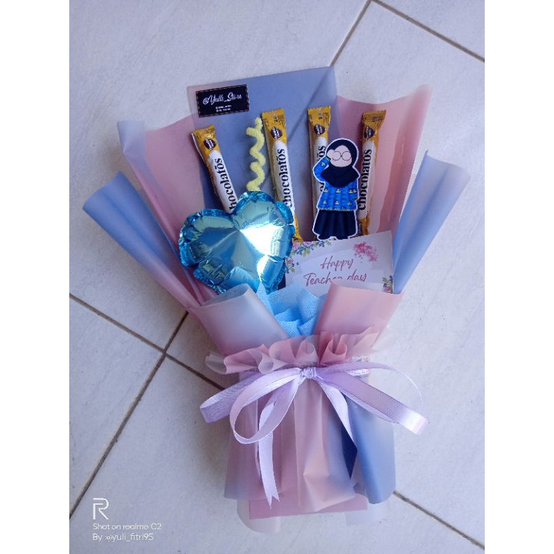 

Buket Hari Guru Custom Mix jajan/warna