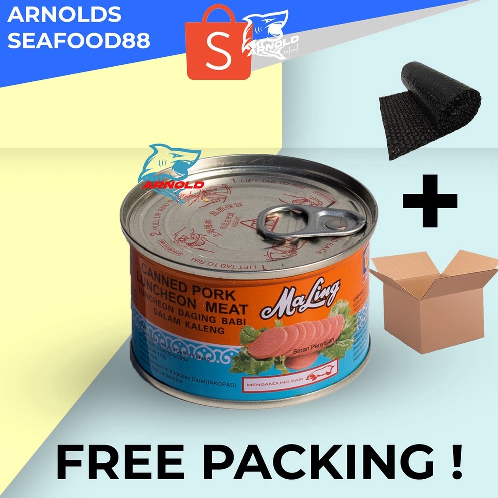 

Pr0duk Maling Canned Pork Daging Babi Maling Luncheon Meat 397g TTS Brand / Maling TTS 397g Buruan Serbu