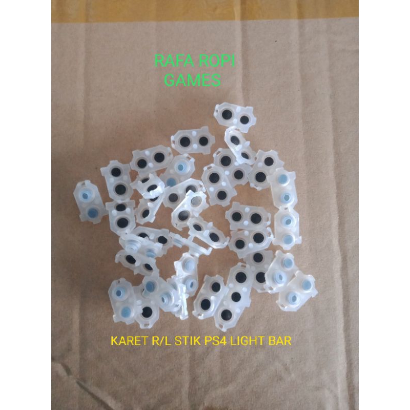 KARET R/L STIK PS4 SLIM LIGHT BAR ( HARGA PER 1 PCS )
