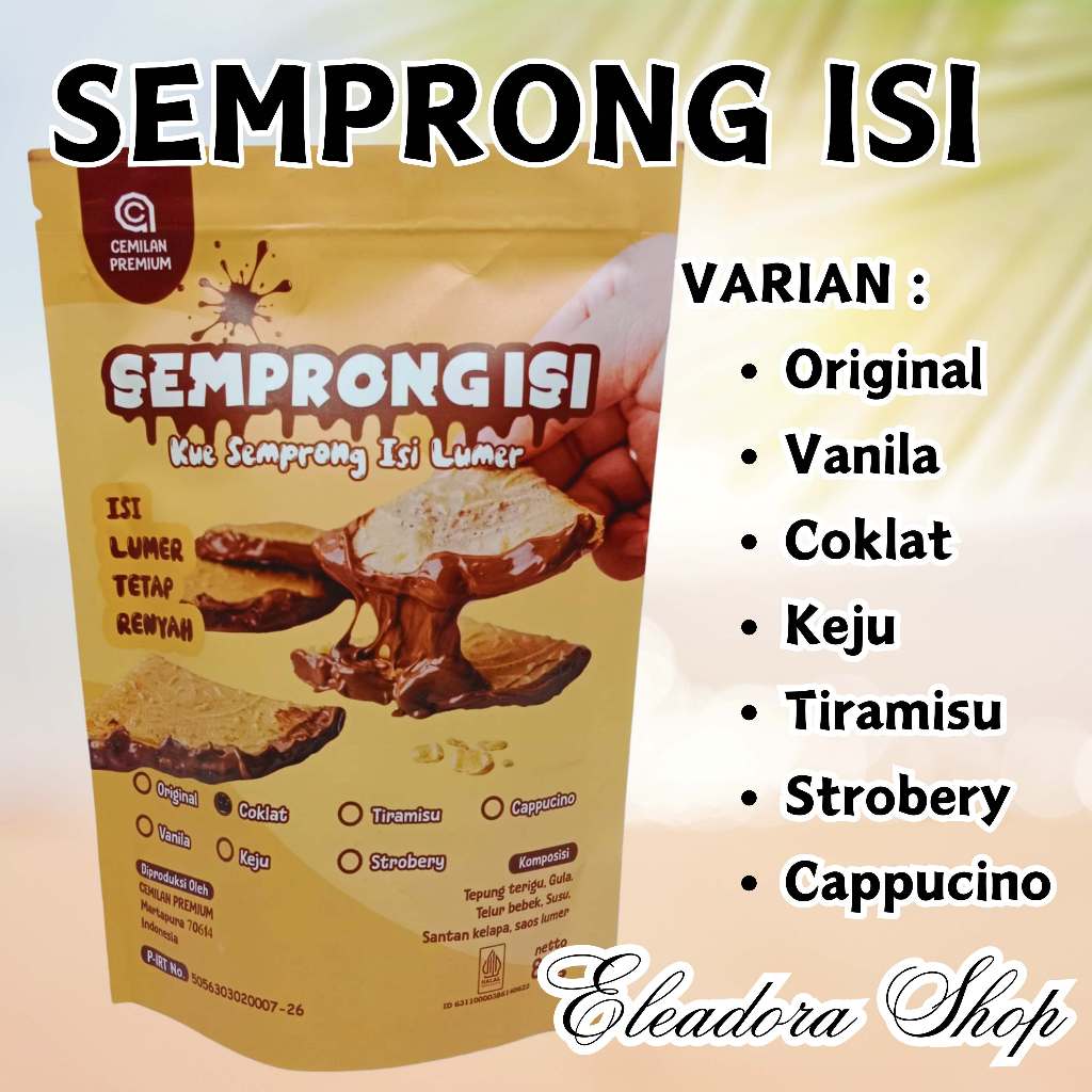 

Kue Semprong Isi Lumer - Cemilan Premium - Asli Kalimantan Selatan
