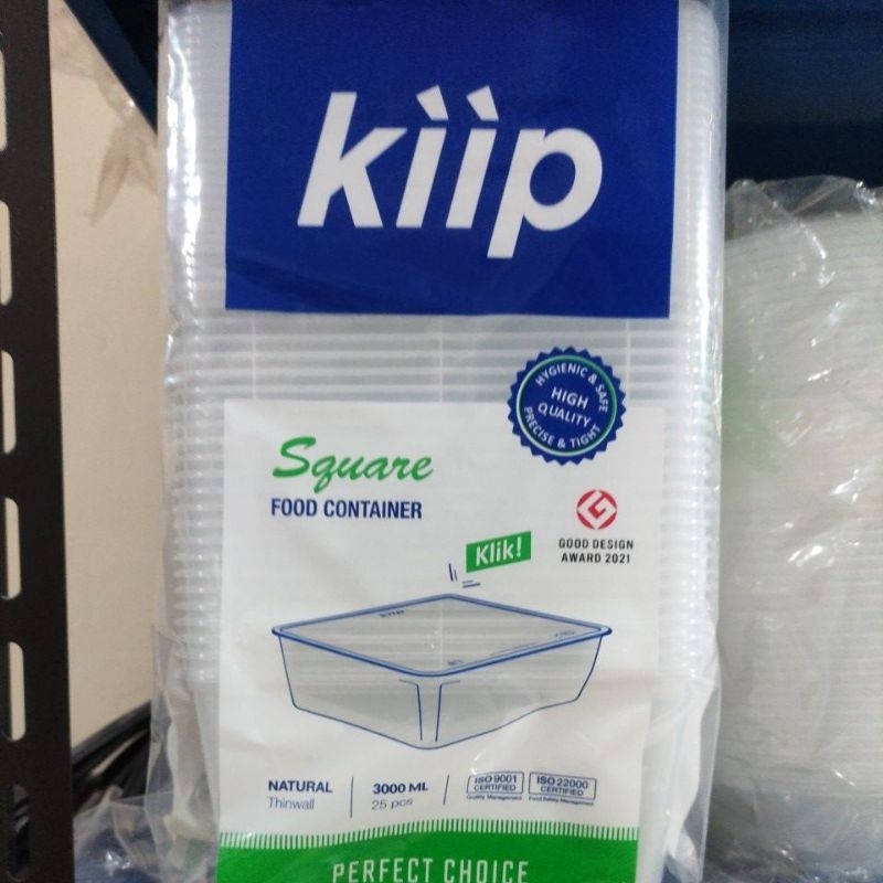 Thinwall Kiip 3000 SQ Food Container isi 25 Pcs
