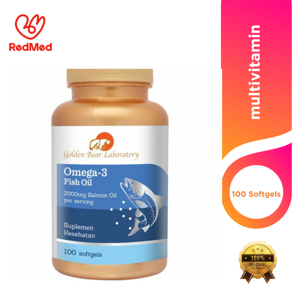 GOLDEN BEAR LABORATORY OMEGA 3-FISH OIL 100S
