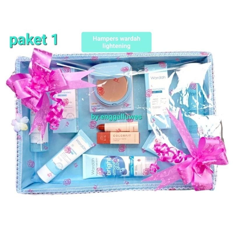 PAKET HAMPERS WARDAH LIGHTENING/HAMPERS KADO WARDAH/PAKWT HANTARAN WARDAH