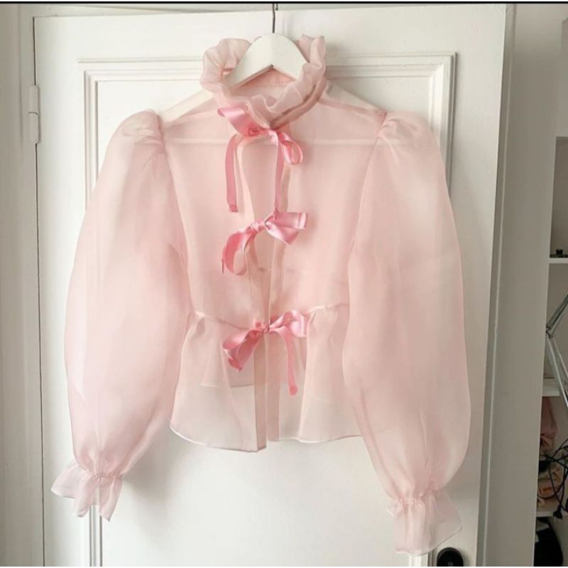 outer organza/outer kondangan/outer kain kaca/outer korea