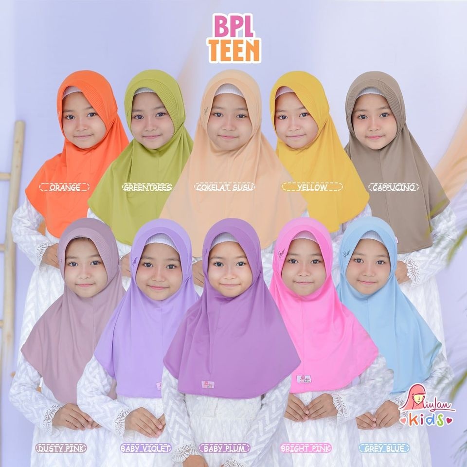 Jilbab Instan Anak Hijab Instan Anak Bergo Instan Anak Jilbab Tali Anak Tanggung Bergo Plain Laura T