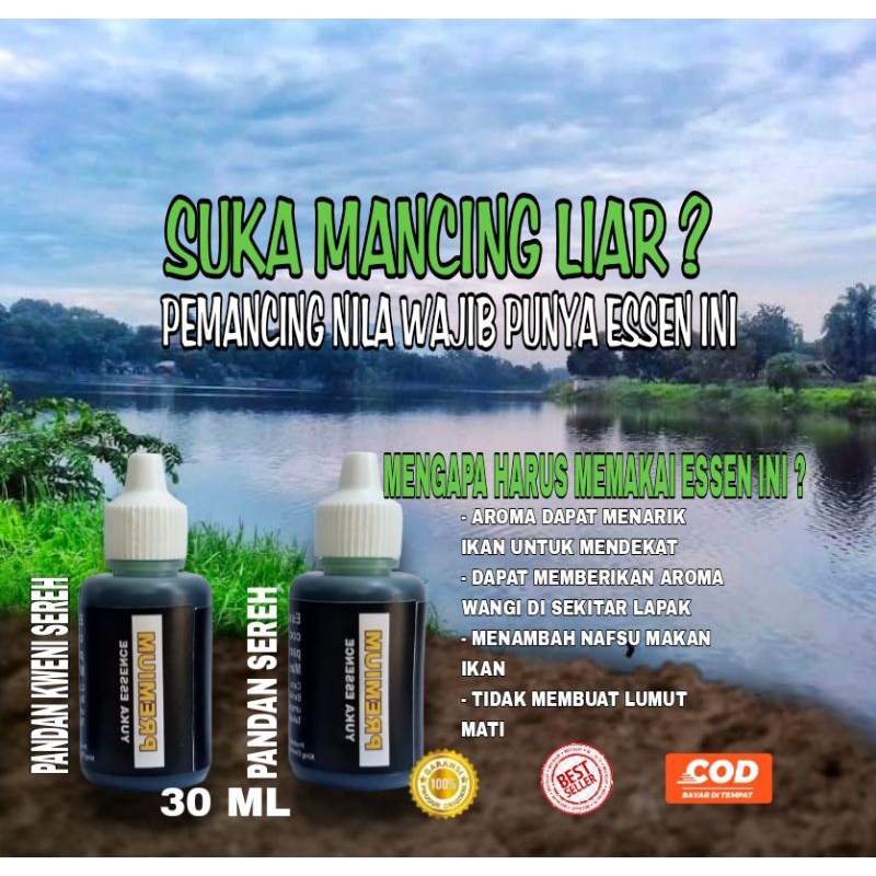 ESSEN NILA LIAR DAN KOLAMAN, AROMA PANDAN KWENI SEREH