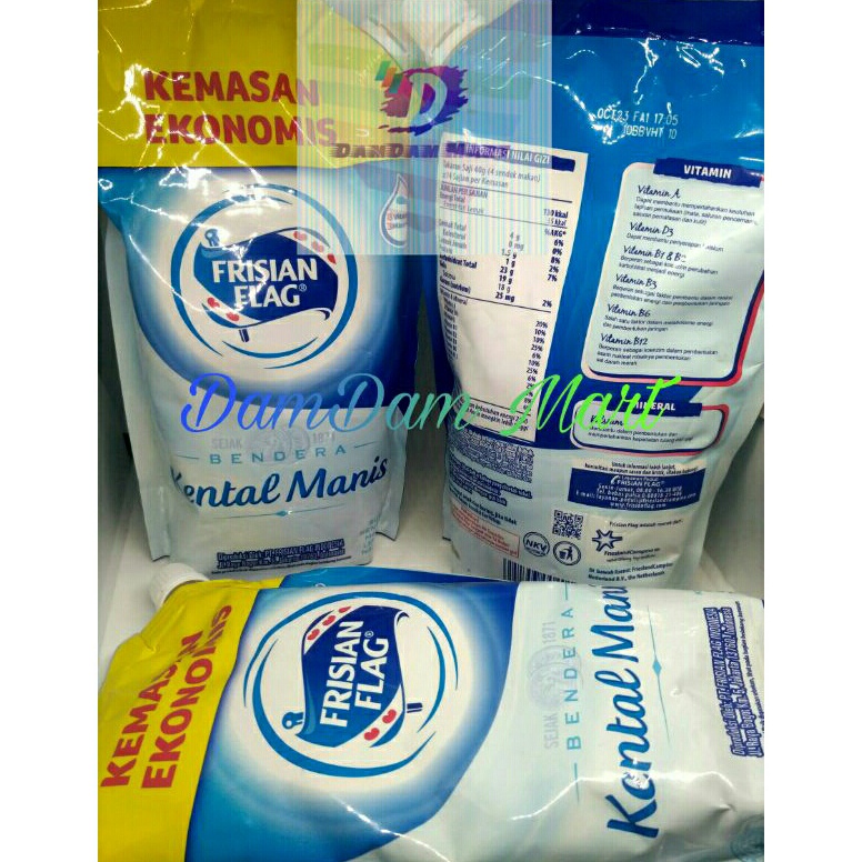 

[☁V54/] Frisian Flag susu kental manis pouch 545g [254]