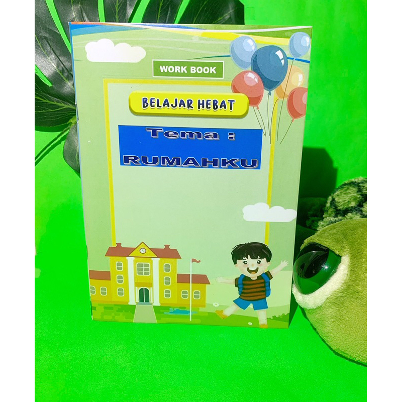 

Buku Aktivitas Preschool (Work Book) Full Color Tema Rumahku