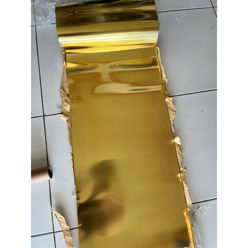 plat kuningan / seng kuningan
