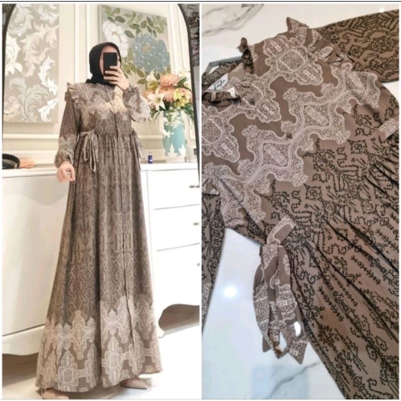 GAMIS ZARA ETHNIC EXCLUSIVE SUPER JUMBO//GAMIS CERUTY BABYDOLL MOTIFZARA//BISA BUSUI//SUPER EXCLUSIVE M L XL XXL-2