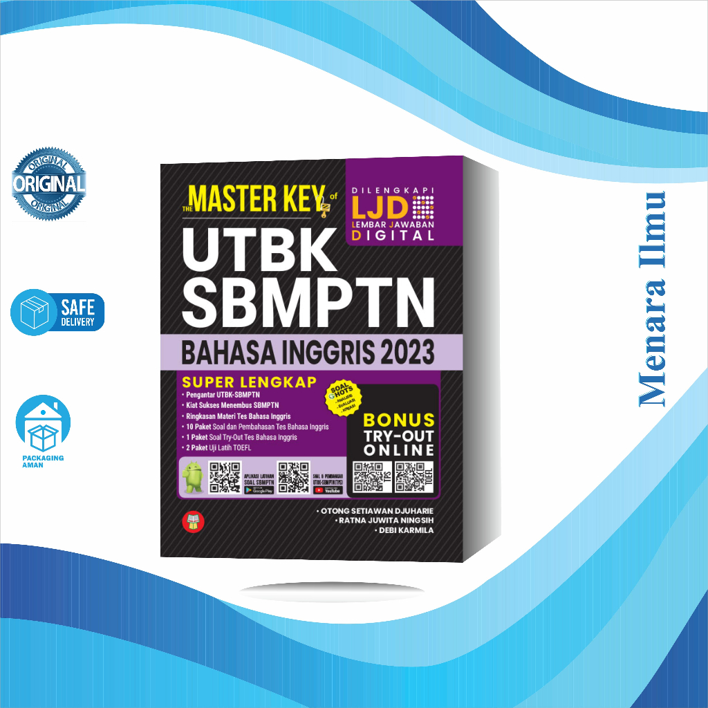BUKU THE MASTER KEY OF UTBK SBMPTN BAHASA INGGRIS 2023