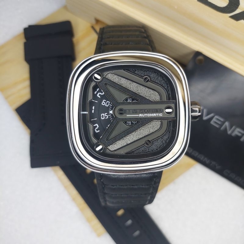 SevenfridaySF M3/08 CHROME Scan NFC Aktif Original Jam Tangan Automatic Seven Friday