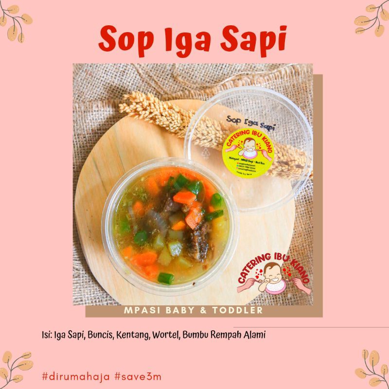 

Sop Iga Sapi MPASI Frozen Bekasi