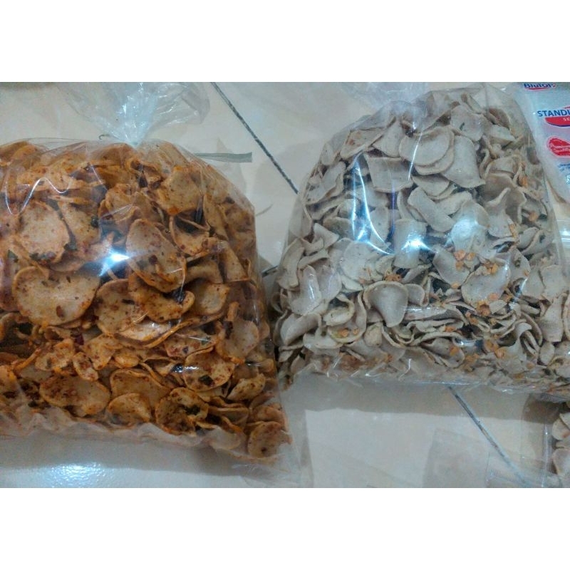 

1 KG BASRENG PIPIH/LEBAR SUPER KRIUK !! ORIGINAL PEDAS DAUN JERUK