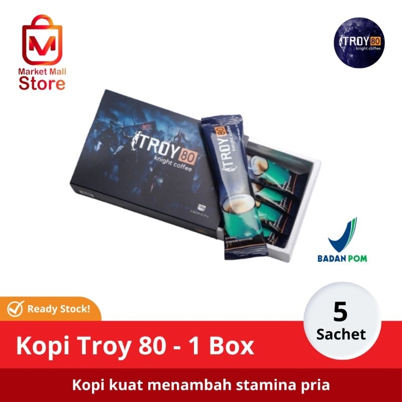 

Kopi Troy 80 BPOM per box 5 sachet Coffee Vitalitas Kopi Pria