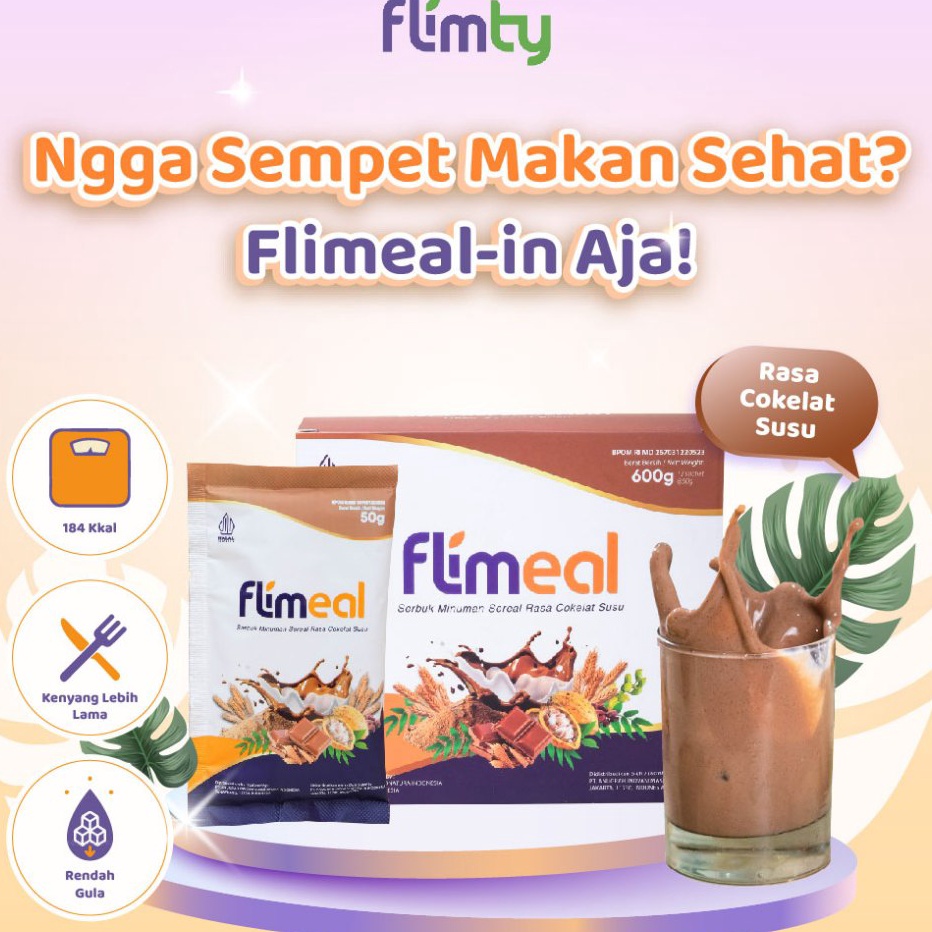 

Beli Satu Satu! Flimeal (Meal Replacement) - 1 Box (isi 12 sachet) - Coklat ➙