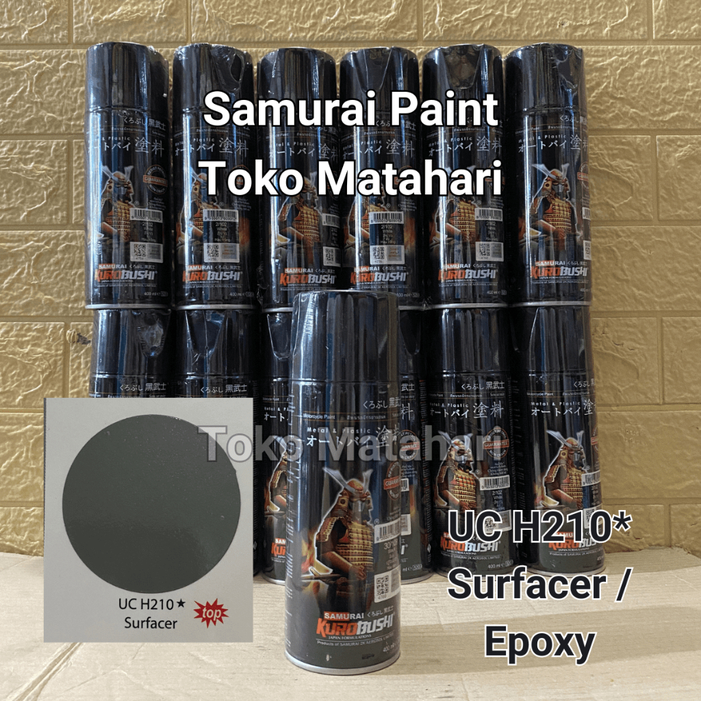 Samurai UC H210* Epoxy Surfacer Cat Semprot Samurai Kurobushi