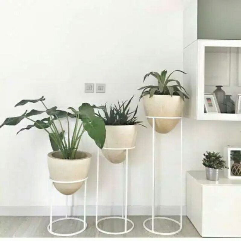 Standing Pot Bunga, Rak Besi Bunga, Tatakan Pot