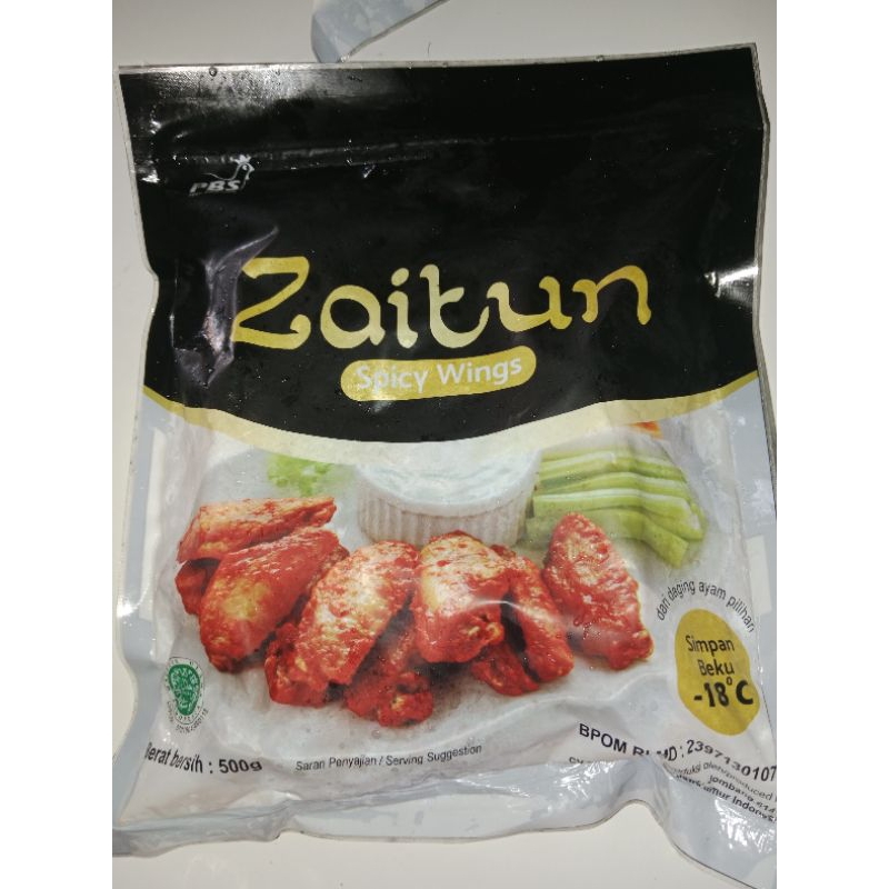 

zaitun spicywing 500gr