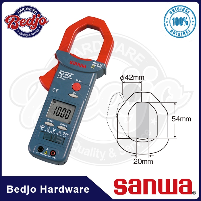 SANWA Tang Ampere Digital DCL1000 - Clamp Meter DCL 1000
