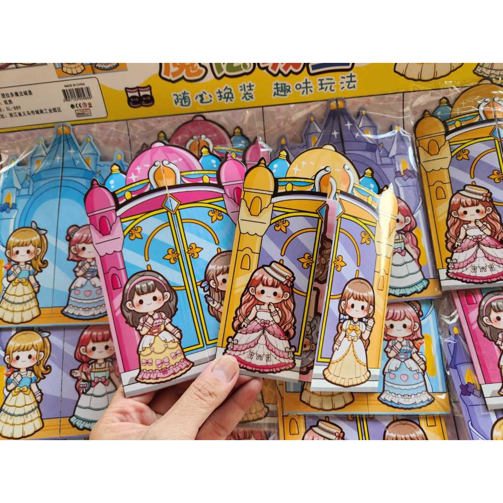 MAINAN STIKER ANIME QUEIT BOOK PAPER DOLL MAINAN BONGKAR PASANG