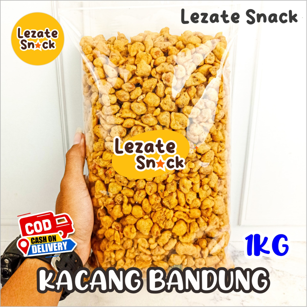 

Kacang Bandung 1Kg Kiloan Super Murah Enak Renyah/ Kacang Telor Bandung Rempeyek Kacang / Kacang Telor Disco Medan / Kacang Telor Bali Sedap Snack