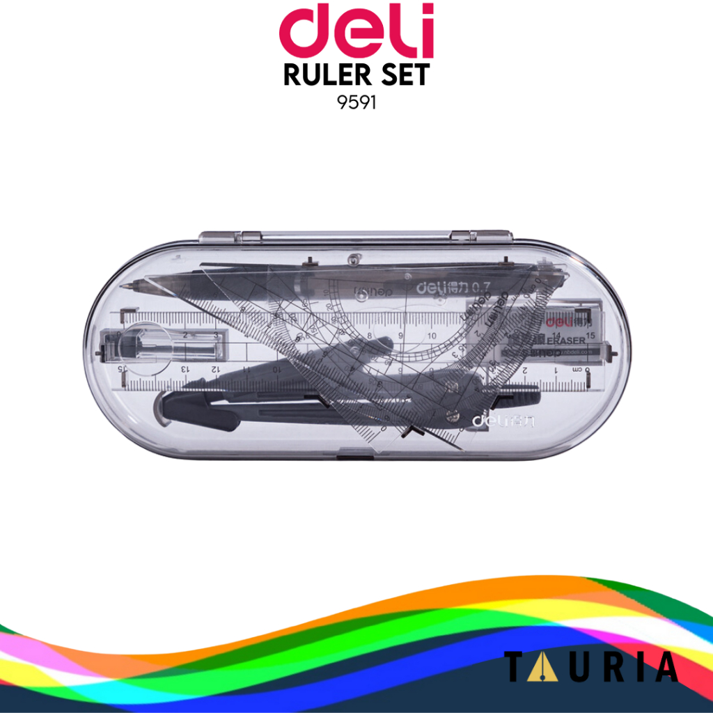 

Deli Penggaris Ruller Set Sekolah Skala Akurat 9591